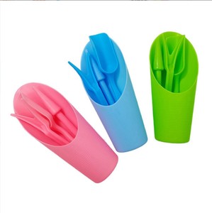 Ensemble de 4 outils de plantation en plastique légers <span class=keywords><strong>pour</strong></span> <span class=keywords><strong>mini</strong></span>-jardins modernes, <span class=keywords><strong>pour</strong></span> plantes succulentes - Product Image 2