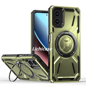 เคสโทรศัพท์ Lichicase แบบแม่เหล็กกันกระแทก ป้องกันรอบด้าน 2 in 1 สำหรับ Motorola Edge 50 <span class=keywords><strong>Fusion</strong></span> - Product Image 4