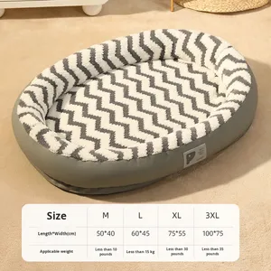 Haustierbett für Hunde und Katzen Herbst Winter Umweltfreundliche PP-Baumwolle Abnehmbare Waschbare Indoor Weiche Warme Schlafmatte - Product Image 6