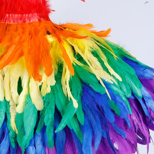 ชุดคอสเพลย์ผ้าคลุมไหล่ขนนกสำหรับผู้ใหญ่สำหรับผู้หญิงโบฮีเมียนแนววินเทจฮาโลวีนอุปกรณ์ประกอบฉากสำหรับถ่ายภาพบนเวที - Product Image 5