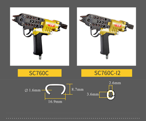 مسدس حلقة <span class=keywords><strong>C</strong></span> Meite أدوات ستابلر هوائي SC7E - Product Image 3