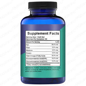 Minyak Ikan Liar Omega-3 untuk Anjing 60 Softgel EPA & DHA untuk Kulit, Bulu, & Sendi yang Sehat, Minyak Pendukung Kulit & Bulu Anjing - Product Image 6