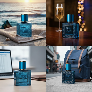 Parfum boisé de luxe personnalisé OEM pour homme, notes de bois de santal et de cèdre, notes marines, eau de parfum longue durée, adapté au bureau - Product Image 4