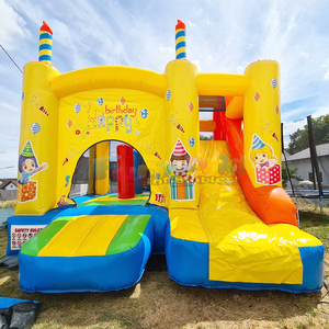 Castillo inflable con tobogán para niños, ideal para fiestas de cumpleaños, venta al por mayor. - Product Image 6