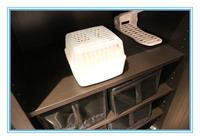 Boîte de déshumidificateur à recharge rapide non électrique-éliminateur d'humidité étanche absorbant l'humidité pour cabine à chaussures