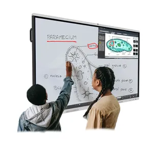 Ucuz fiyat 55 65 75 86 100 inç TV LCD ekran akıllı tahta 20 puan kızılötesi akıllı dokunmatik ekran interaktif beyaz tahta