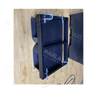 PAKLAM Audio Professional System Double 12 Inch Powered Line PA Speaker Active Pro Sound Empty Cabinet <b>Box</b> K-212 Dual 12inch Act - Product Image 4