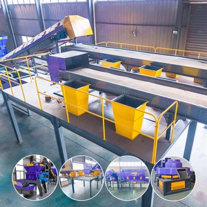 Linea di <span class=keywords><strong>Riciclaggio</strong></span> Rifiuti Urbani Domestici, Sistema di Recupero Rifiuti Solidi Urbani, Stazione di Smistamento Manuale dei <span class=keywords><strong>Materiali</strong></span> - Product Image 1