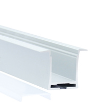 Profilé en aluminium LED avec diffuseur, embouts et clips pour bande LED 36*27 mm