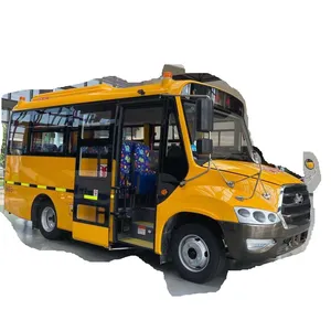 Ankai Mini scuolabus Diesel 27 + 1 posti asilo giallo sicuro per studenti elementari