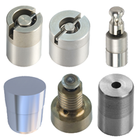 Mecanizado de alta precisión Válvulas de aire Insertar Eyector Pin Respiraderos Piezas de molde para molde de inyección de plástico