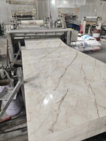 Panneau mural en feuille UV de 4*8 pieds, 3 mm, longueur personnalisée, pour l'intérieur des hôtels, panneau UV en PVC, feuille de marbre, imperméable, prix d'usine