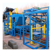 Machine à fabriquer des blocs automatiques à emboîtement QT4-15S à haut rendement, machine à briques creuses en béton, machinerie de construction à vendre