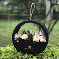 Boîtes rigides en gros pour la Saint-Valentin, 2 mm, panier à fleurs, amour, vœux, boîte vide pour roses, chocolat, fraises, pour anniversaire