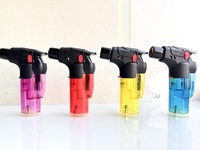 Mini Briquet Portable Électrique pour Cigarettes, Cigares et Barbecue, Torche à Gaz, Allume-Cigare Type Pistolet