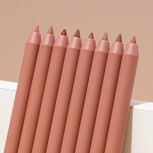 Brun <span class=keywords><strong>clair</strong></span> Nude Tan Lip Liner Sharpener Waterproof Lipstick Brillant à lèvres Combo Bundle Matte Creamy Custom Lip Pencil - Product Image 3