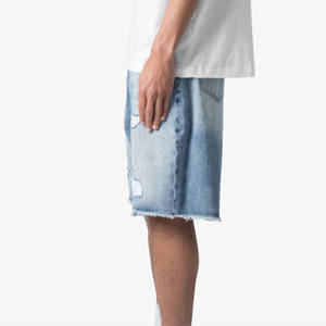 กางเกงขาสั้นผู้ชายแบบใหม่ น้ำหนักเบา สไตล์ดิสเทรส มีทุกขนาด ผลิตจากผ้าฝ้าย 100% พร้อมจำหน่าย - Product Image 3