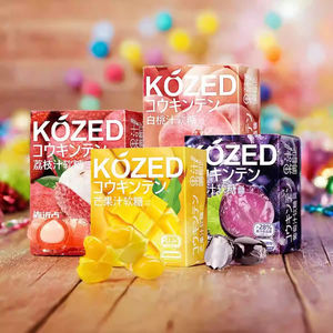 KOZED 3D bonbons mous pelés saveurs de fruits pelés jus de bonbons collations exotiques emballage en boîte - Product Image 1
