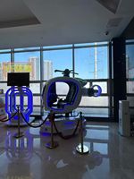 Simulador de Jet de Combate Comercial con Gafas VR, Cabina de Vuelo Individual, Máquina de Juego de Combate Aéreo 9D para Parque de Atracciones