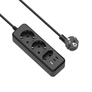 Customized Eu Plug Power Strip With 3 Outlets 3 <b>Usb</b> European Type Multiple <b>Socket</b> Surge Protected Power Strip Wireless Charging - Product Image 2