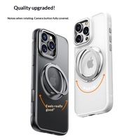 Étui de téléphone magnétique à couverture intégrale avec bouton appareil photo et support, design professionnel, pour la série 17