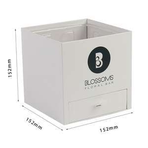 Caja de Regalo Rígida de Lujo con Diseño Floral y Logotipo Personalizado, con Cajón Deslizante para Chocolates - Product Image 6