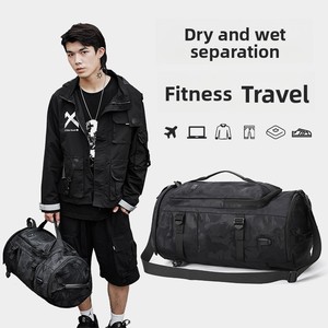 Sac à dos de voyage multifonctionnel grande capacité en nylon et polyester léger pour le <span class=keywords><strong>basketball</strong></span> et le fitness en extérieur, avec bandoulière incurvée - Product Image 4