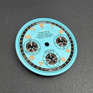 Nuevo Reloj de Estilo Moderno, Cronógrafo de 3 Esferas, Esfera Azul Cielo de 29,5 mm, Compatible con el Movimiento VK63 - Product Image 4