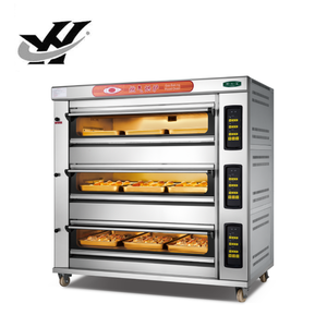 Hornos de Gas Comerciales para Pan/Pasteles/Galletas/Panadería, Horno para Pizza, Horno de Panadería de 3 Niveles y 9 Bandejas - Product Image 3