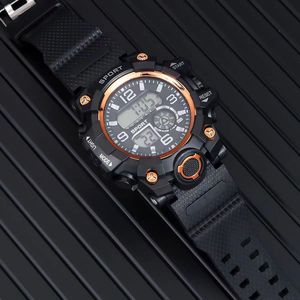 <span class=keywords><strong>Montre</strong></span> de luxe pour <span class=keywords><strong>homme</strong></span>, numérique, lumineuse, multifonctionnelle, avec alarme, bracelet camouflage, sport de plein air, mode, style G - Product Image 3