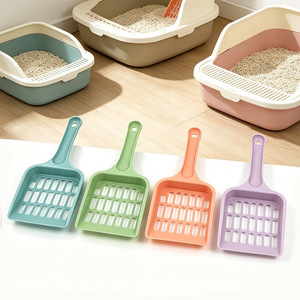 Pelle à litière pour chat multifonctionnelle en maille creuse couleur bonbon, outil de nettoyage pour animaux de compagnie, ramasse-litière. - Product Image 1