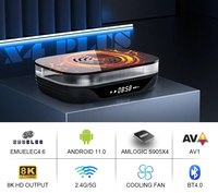 Akıllı TV kutusu Android 11 Retro oyun konsolu 60000 oyun S905X4 4G 32G medya oynatıcı 4K/8K çift Wifi 1000M BT4.0 AV1 HDR Set Top Box