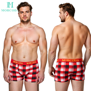 ملابس داخلية رجالية جديدة لعام 2025 من ييوو، تصميم مختلط الألوان والأحجام، بيع بالجملة، مقاسات كبيرة، سراويل بوكسر مريحة بتصميم مربعات، صديقة للبيئة - Product Image 5