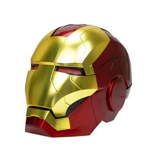 Iron man Mark 5 mũ bảo hiểm 1:1 phiên bản sưu tập với điều khiển giọng nói j.a.r.v.ij, hiệu ứng ánh sáng Ba chế độ & tấm mặt có động cơ - Product Image 2