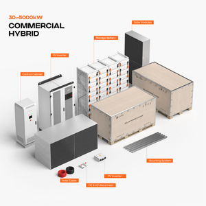Système solaire complet Sunark 1000Kw 2000Kw 5000Kw, système d'énergie solaire hybride, entrepôt européen - Product Image 2