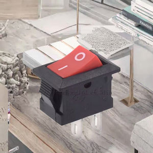 Mini 3A 250VAC KCD11 Rocker güç anahtarları 10*15mm kırmızı 2 pozisyon açık ve kapalı - Product Image 2