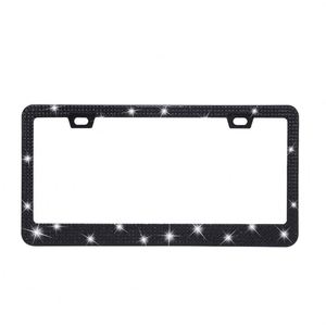 Portaplacas Brillante con 2 Orificios, Universal, de Acero Inoxidable, para Autos Estadounidenses - Product Image 3