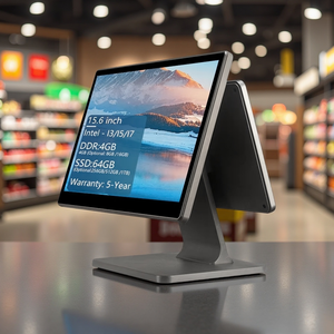 Oem 15.6 inch Android / Windows hệ thống POS 4 + 64GB thanh toán kiosk Máy tính để bàn cảm ứng màn hình Màn hình POS tất cả trong một - Product Image 1