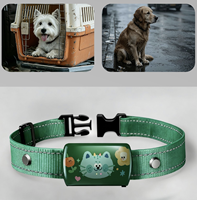 Traceur GPS pour animaux de compagnie en ABS étanche avec positionnement Wi-Fi, clôture électronique, anti-perte, toutes saisons, pour chiens/chats/petits animaux