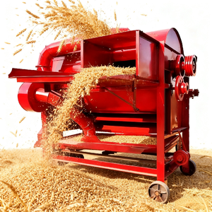 Çiftlik kullanımı için pirinç buğday darı Sorghum soya için en çok satan otomatik besleme 125 Model harman tahıl harman makinesi - Product Image 6