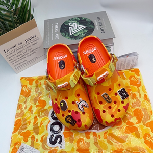 Sandales d'été unisexes Cro Cro Beep, motif camouflage singe, respirantes, semelle souple en EVA, imprimées en relief, promotionnelles - Product Image 6