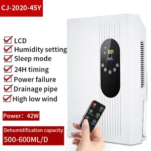Wholesale Quiet Operation Low Energy Consumption Small Size Portable Intelligent Small Household Dehumidifier
