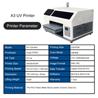 Nouvelle imprimante jet d'encre UV A3 et machine de découpe automatique, imprimante UV automatique pour patchs 3D en TPU, logos et autocollants adhésifs