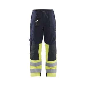 BLAKLADER - 718115148933D22 Pantalon multirorm pour femme Bleu marine/jaune-EAN 7330509843161 FLAME RESISTANT WORKWEAR - Product Image 1