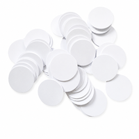 Autocollant NFC rond en PVC de 25 mm, NFC213 215 216 RFID, jeton NFC, carte RFID pour le partage d'URL sur les réseaux sociaux