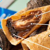 Cone OEM Chocolat Croustillant et Délicieux Snack à la Crème Glacée Forme Solide pour Loisirs Commerce Extérieur Exportation Vente en Gros