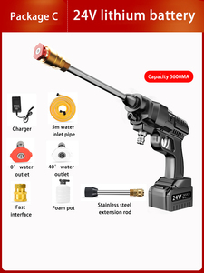 Pistola de lavado de coches de pulverizador de pistola de espuma de lavado de coches del rociador con batería - Product Image 6
