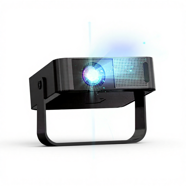 Portable Mini Projector for Home Theater LCD Resolution 720P Mini Beamer with Android 12 Operating System and LED Lamp