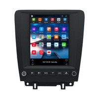 Autoradio avec écran tactile vertical IPS de 9,7 pouces pour Ford Mustang 2010-2014, lecteur GPS Android, Carplay, autoradio, vidéo