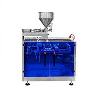 Vollautomatische Horizontale 3-Seiten-Beutel-in-Beutel-Verpackungsmaschine Flüssigkeitsabfüllung Vorgefertigte Beutel Saft Getränke Verbundmaterial
